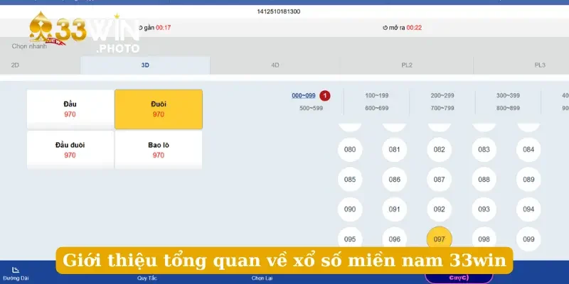 Giới thiệu tổng quan về xổ số miền nam 33win