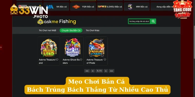 Mẹo Chơi Bắn Cá Bách Trúng Bách Thắng Từ Nhiều Cao Thủ